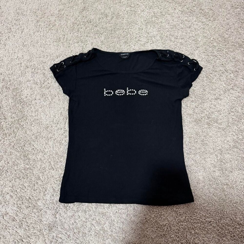 Bebe Women's Black T-shirt
